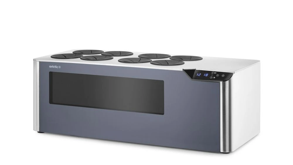 Hendi Weinkühlschrank 2 Zonen Tischmodell Schwarz 237380 by Hendi color Svart