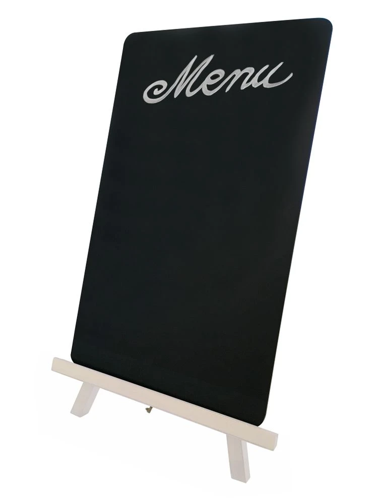Hendi Tischkreidetafel mit Staffelei 15x24 cm 664070 by Hendi color Svart