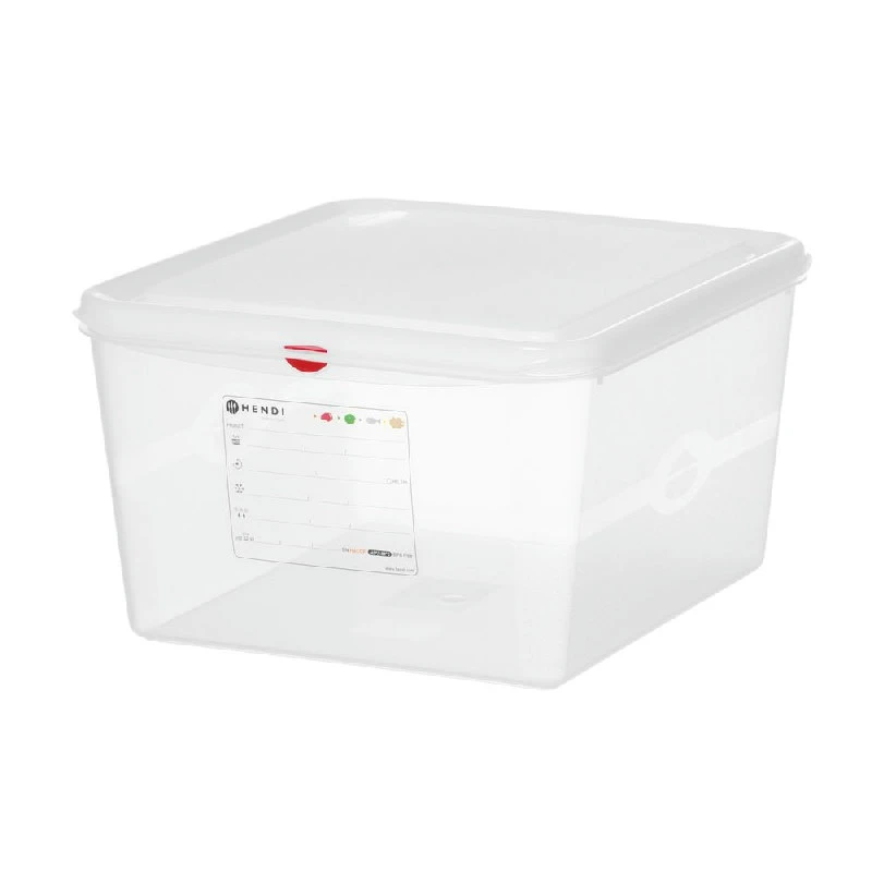 Hendi GN 2/3 Behälter Polypropylen Transparent 873328 by Hendi color Svart