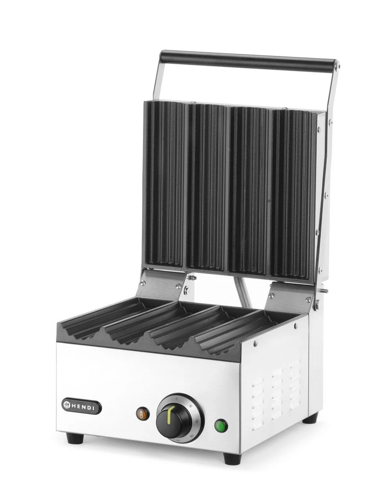 Hendi Kontaktgrill für Hotdogs und Wraps Metall 263594 by Hendi color Svart