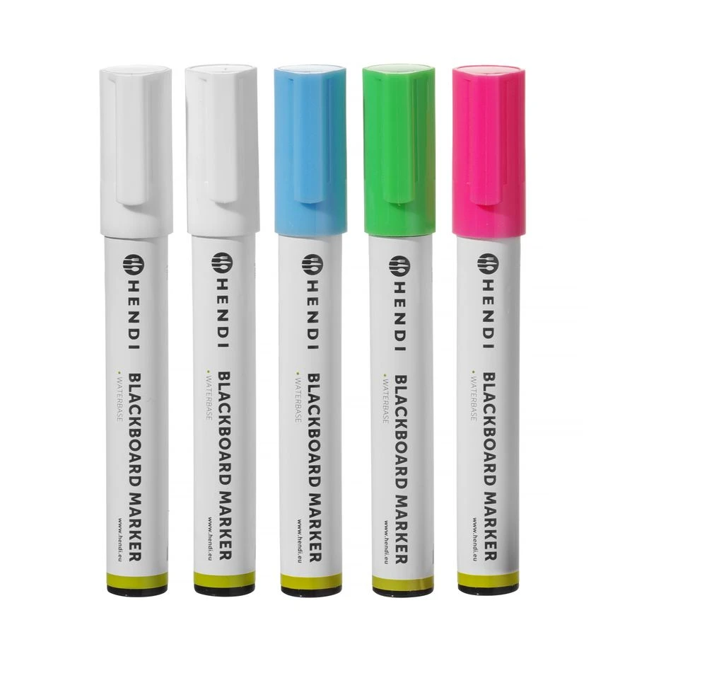 Hendi Kreidemarker 6 mm feine Spitze 664216 by Hendi color Svart