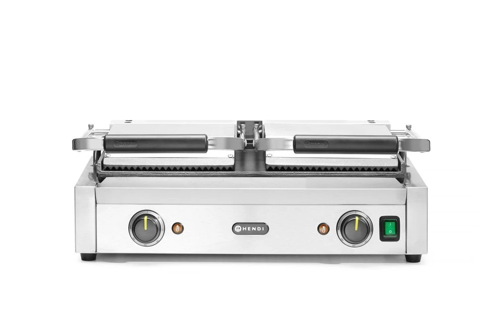 Hendi Doppel-Kontaktgrill Metall 263808 by Hendi color Svart