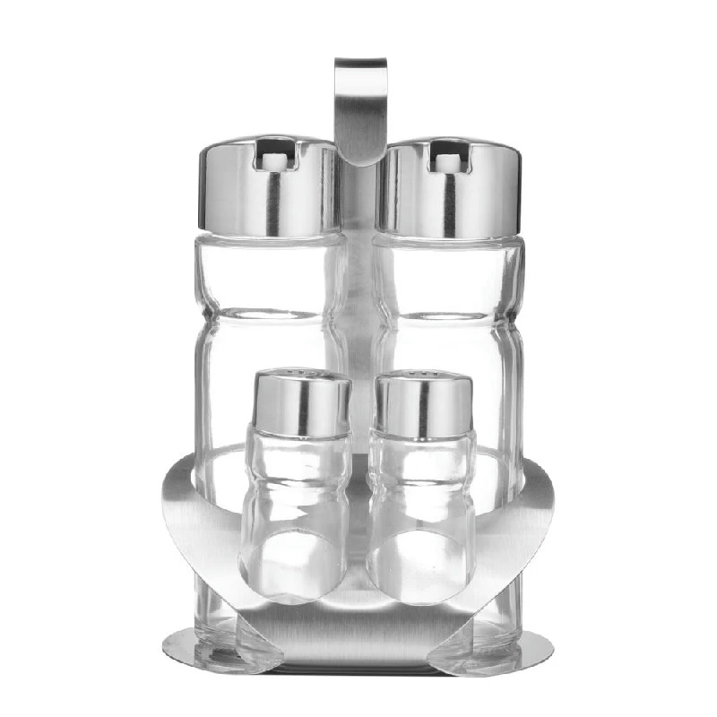 Hendi Salz- und Pfefferset Metall 2-teilig 465356 by Hendi color Svart