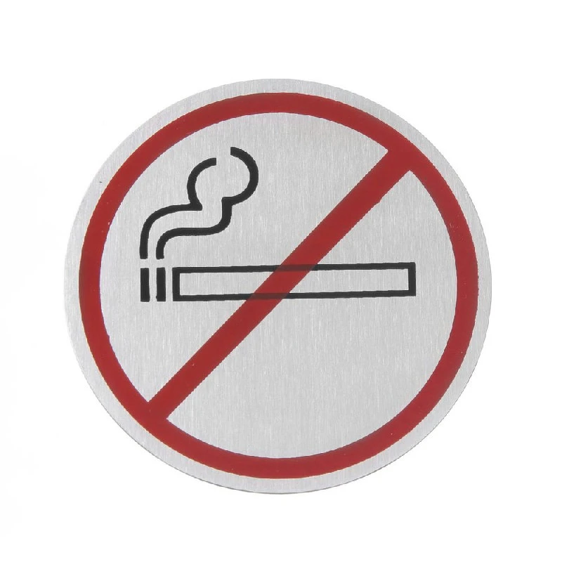 Hendi Türschild aus Metall WC-Symbol Ø75 mm 663790 by Hendi color Svart