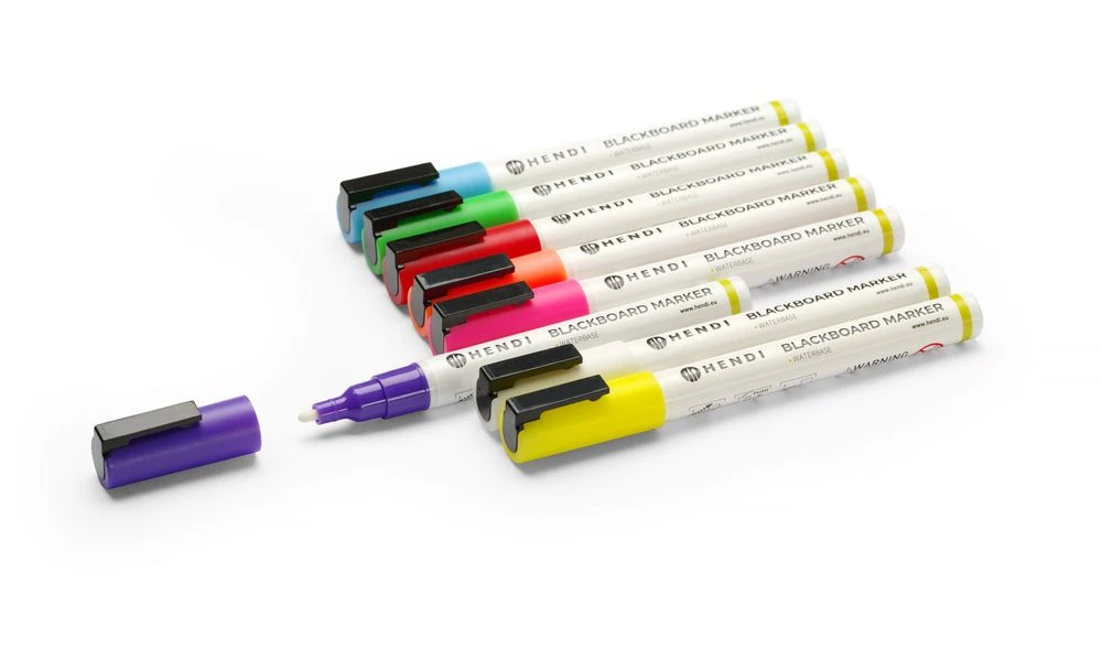 Hendi Kreidemarker 3 mm 8 Stk. 664278 by Hendi color Svart