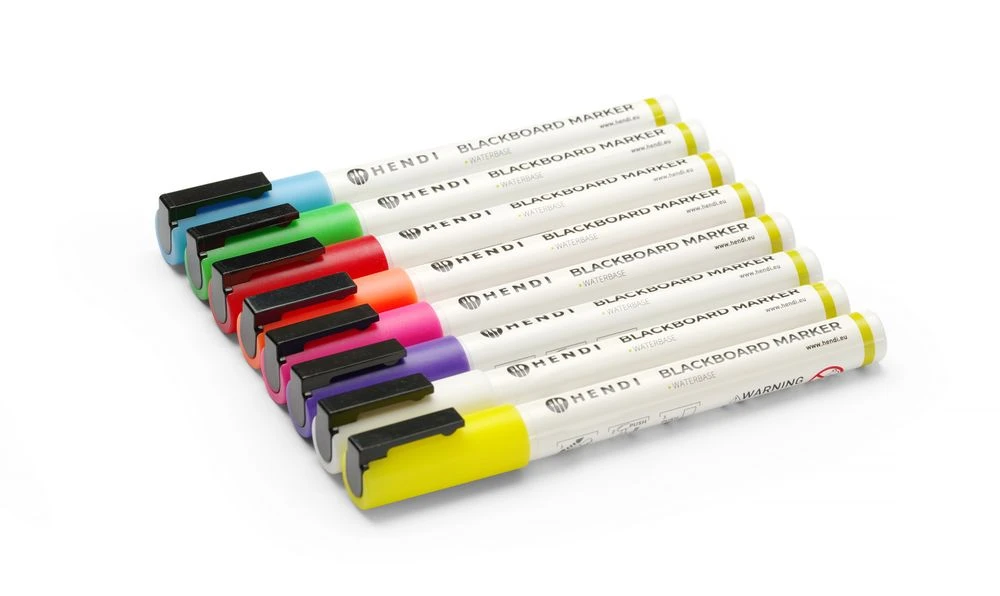 Hendi Kreidemarker 3 mm 8 Stk. 664278 by Hendi color Svart