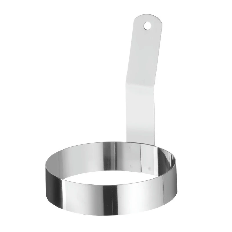 Hendi Eierring mit Griff aus Metall 75 mm 512081 by Hendi color Svart