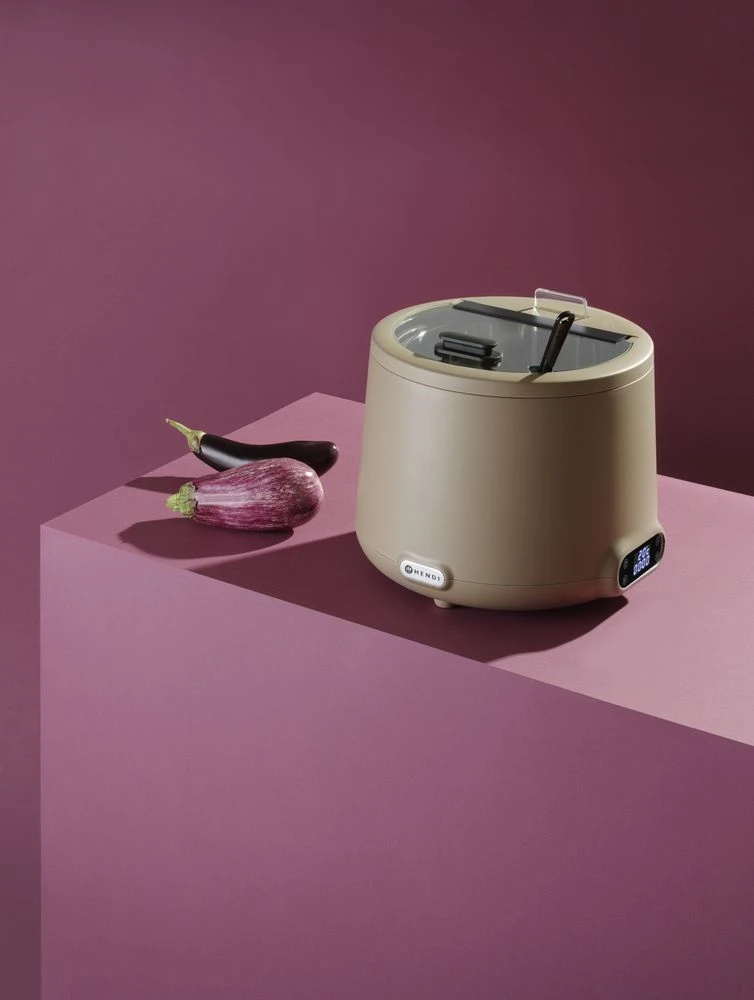 Hendi UNIQ Suppenstation Beige 8 L 860557 by Hendi color Svart