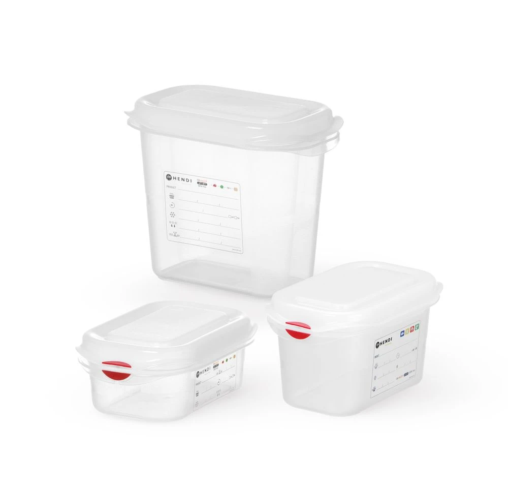 Hendi GN 1/9 Behälter Polypropylen Transparent 873144 by Hendi color Svart