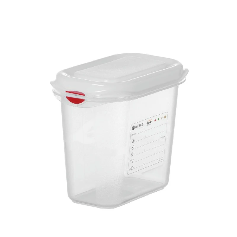 Hendi GN 1/9 Behälter Polypropylen Transparent 873144 by Hendi color Svart