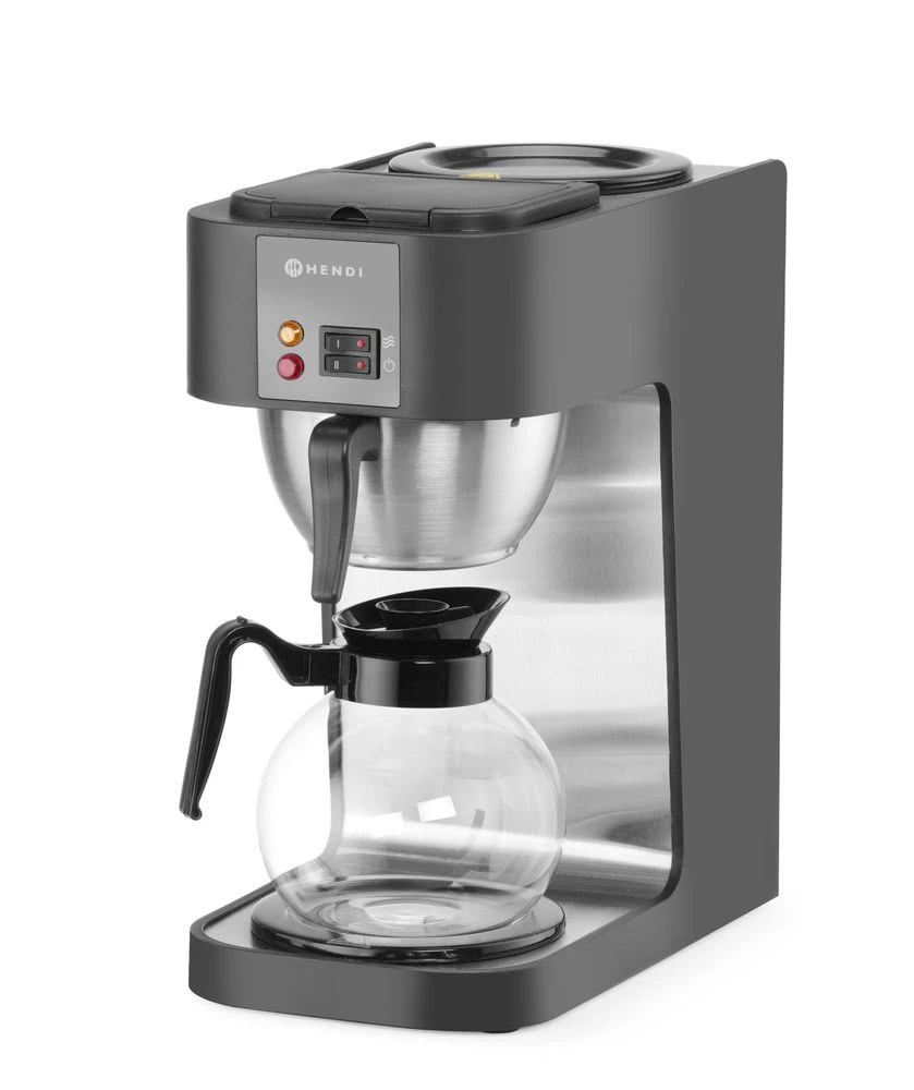 Hendi Filterkaffeemaschine mit 2 Warmhalteplatten 208533 by Hendi color Svart