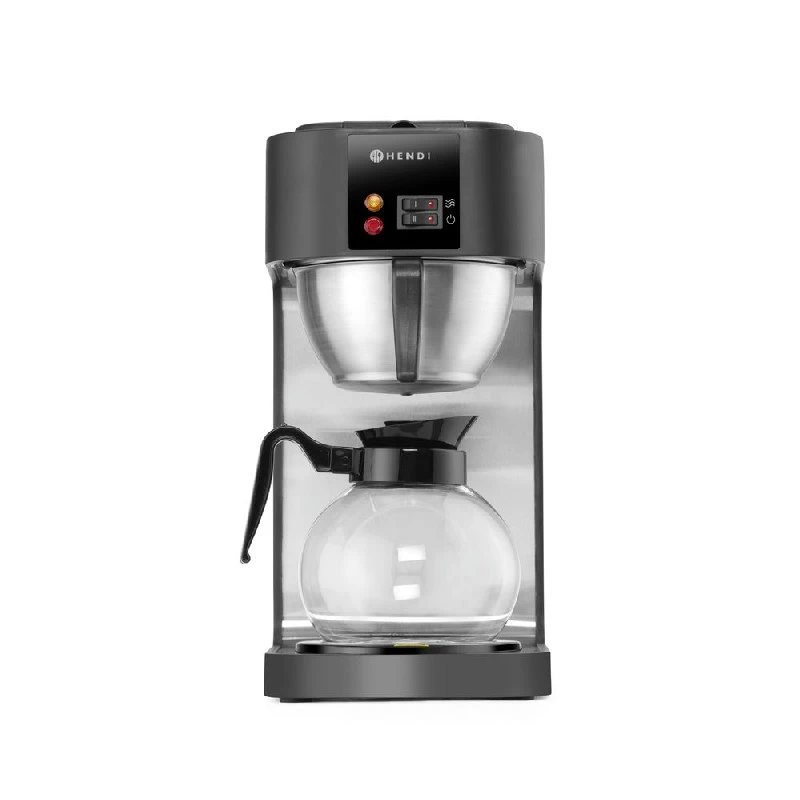 Hendi Filterkaffeemaschine mit 2 Warmhalteplatten 208533 by Hendi color Svart