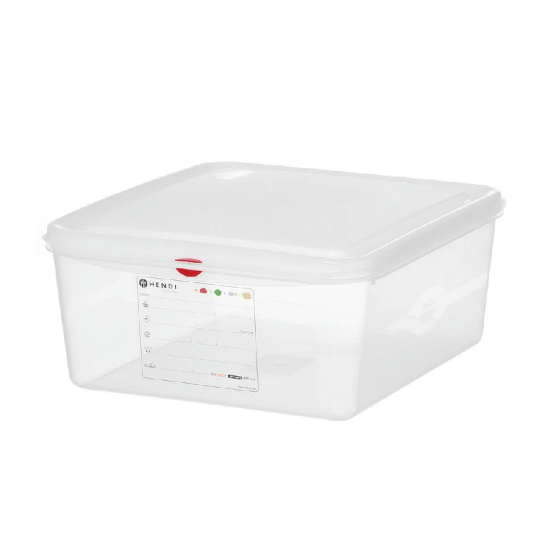 Hendi GN 2/3 Behälter Polypropylen Transparent 150mm 873311 by Hendi color Svart