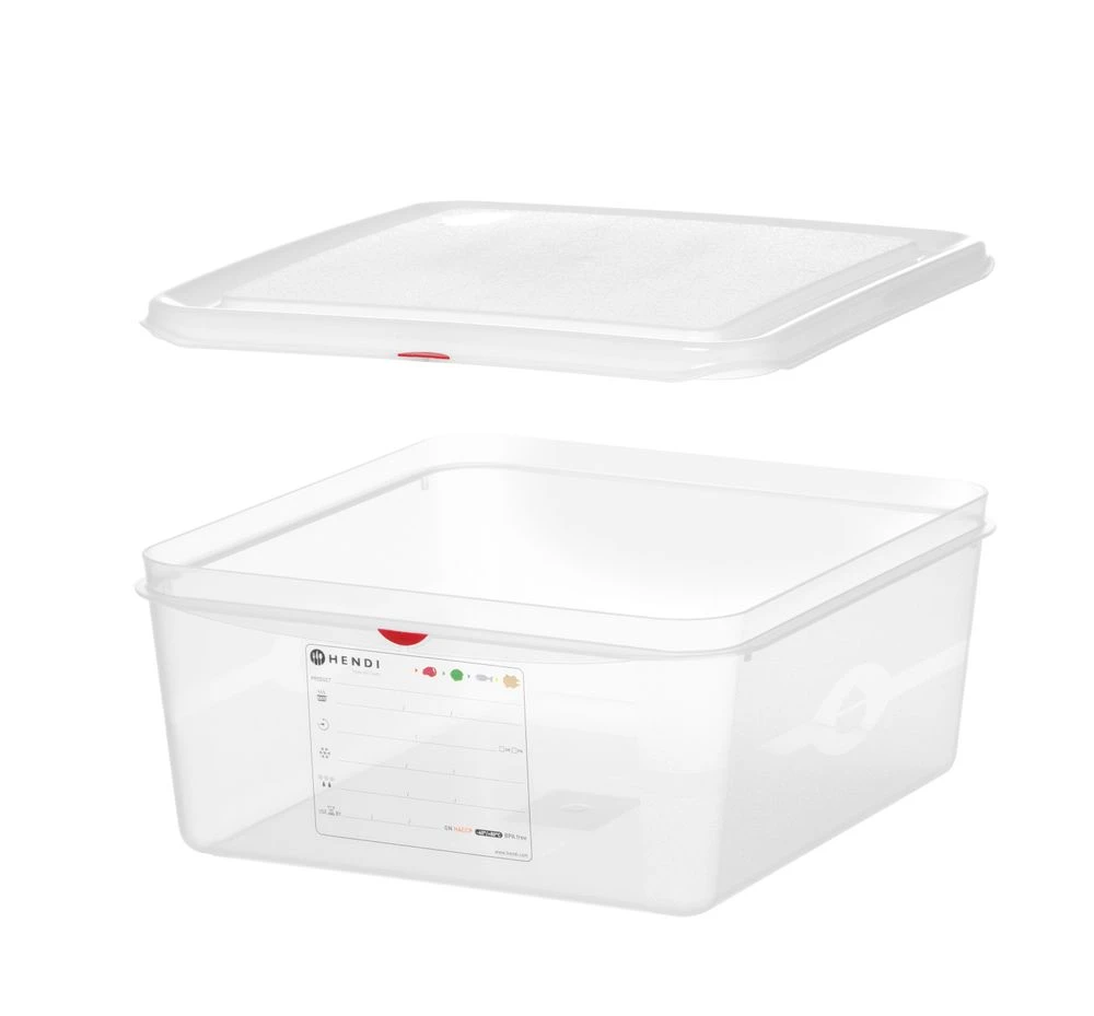 Hendi GN 2/3 Behälter Polypropylen Transparent 150mm 873311 by Hendi color Svart