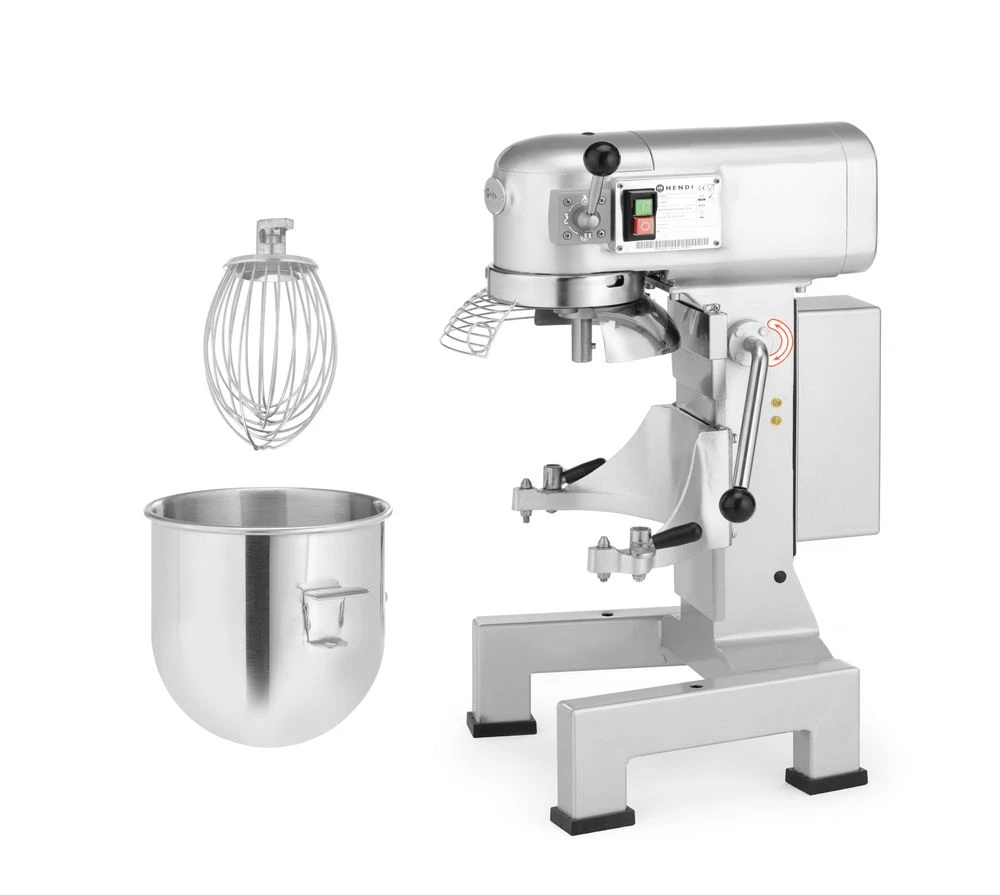 Hendi Planetenrührmaschine Planetenmixer 7L Schwarz-Weiß 222843 by Hendi color Svart