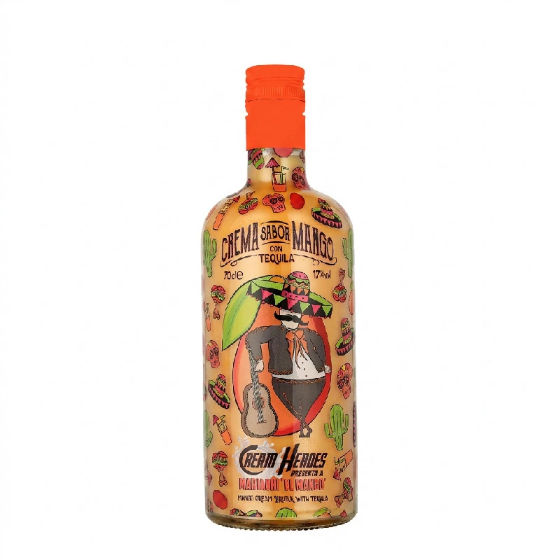 Cream Heroes Mariachi El Mango Tequila Likör 70cl L-65-873-00  color Svart