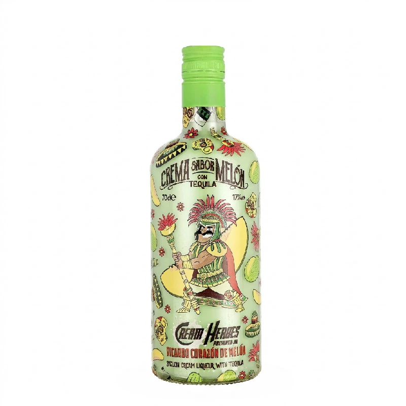 Cream Heroes Ricardo Corazon De Melon Tequila Likör 70cl L-68-811-00  color Svart