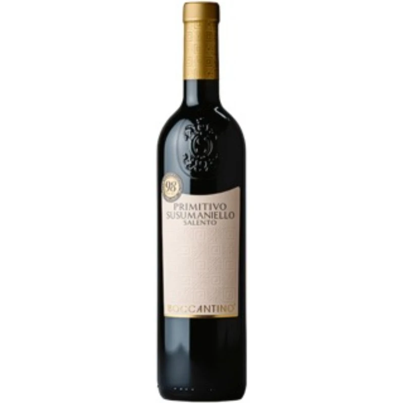 Boccantino Primitivo Susumaniello Salento IGT 2025 591731  color Svart