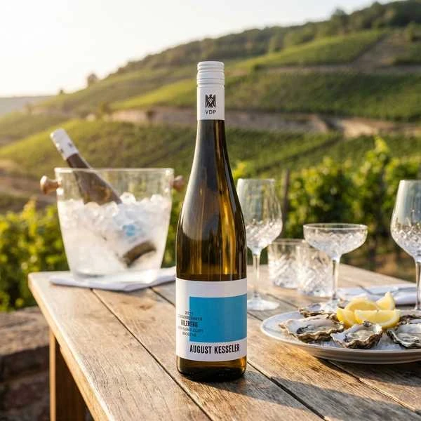 August Kesseler Geisenheimer Kilzberg Erste Lage Riesling 2025 591341 by August Kesseler color Svart