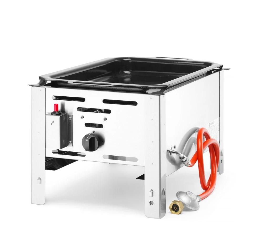 Hendi Bake-Master Mini Gasgrill Metall 154601 by Hendi color Svart