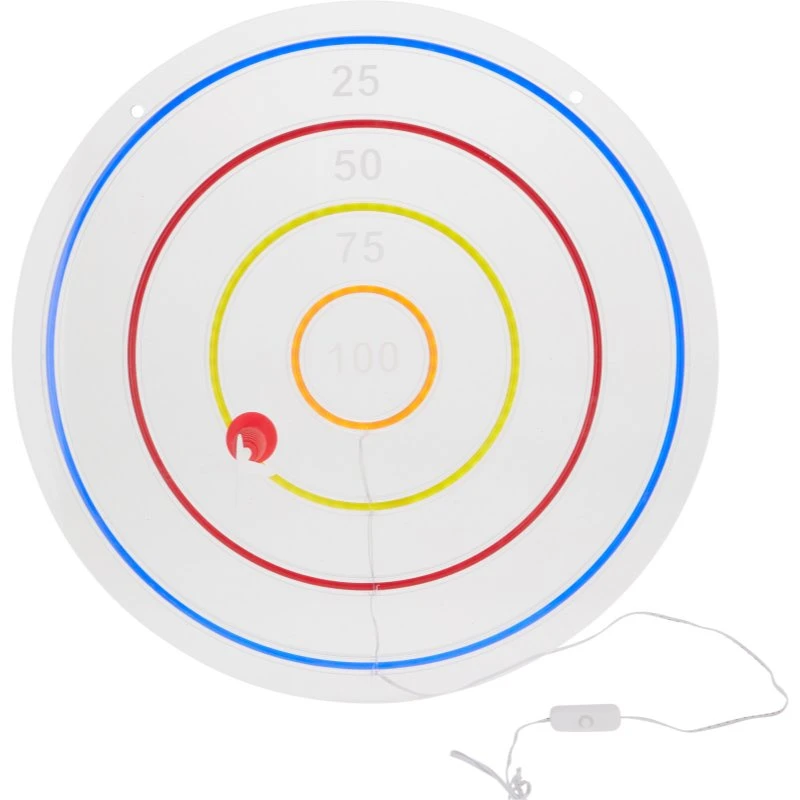 Dartscheibe Neon 45x45cm NE1200080  color Svart