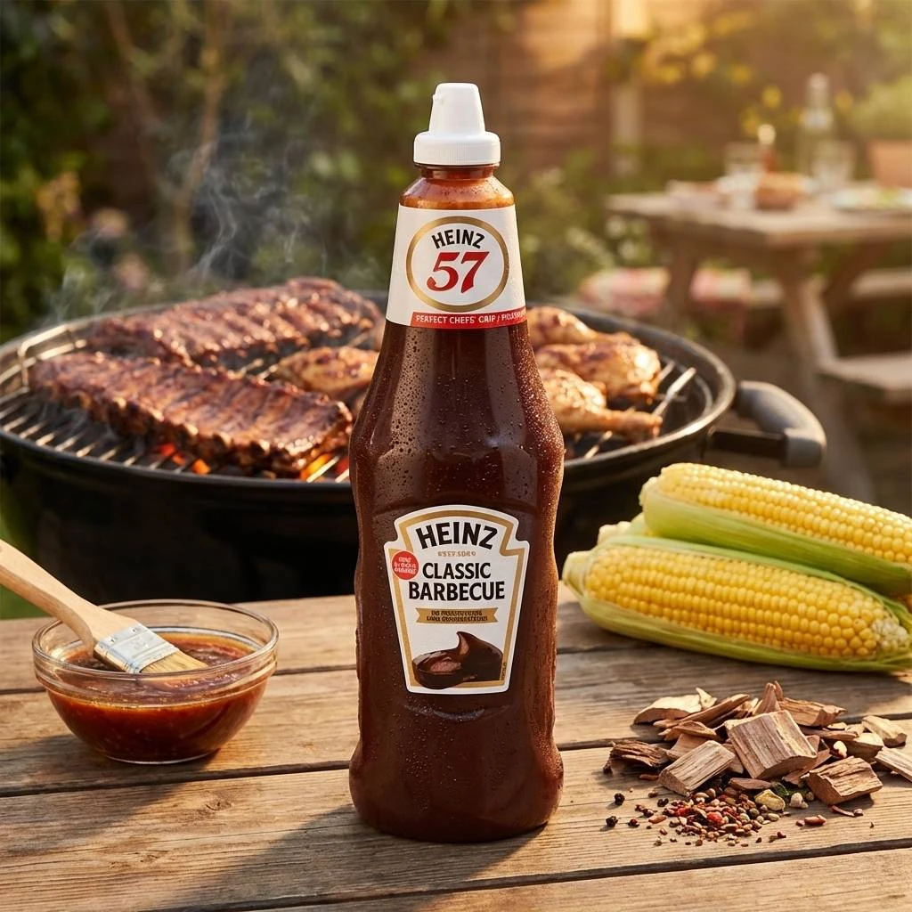 Heinz BBQ-Sauce 1L 384103 by HEINZ color Svart