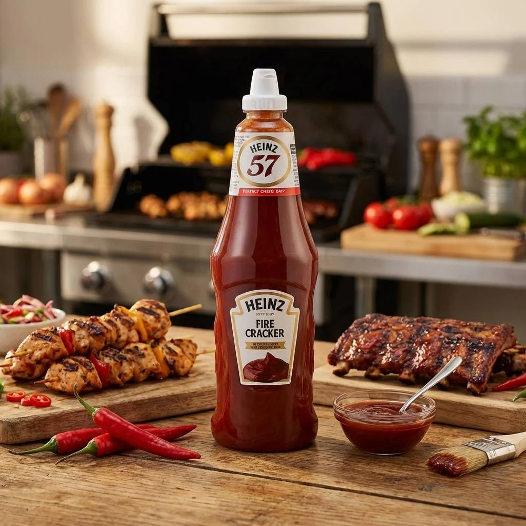 Heinz Firecracker Sauce 1L 384107 by HEINZ color Svart