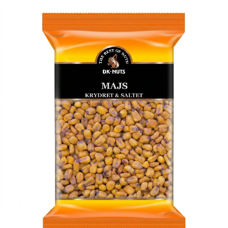 Röstmais (Geröstet, Gewürzt & Gesalzen) 0,45 kg 823DX by DK-NUTS color Svart