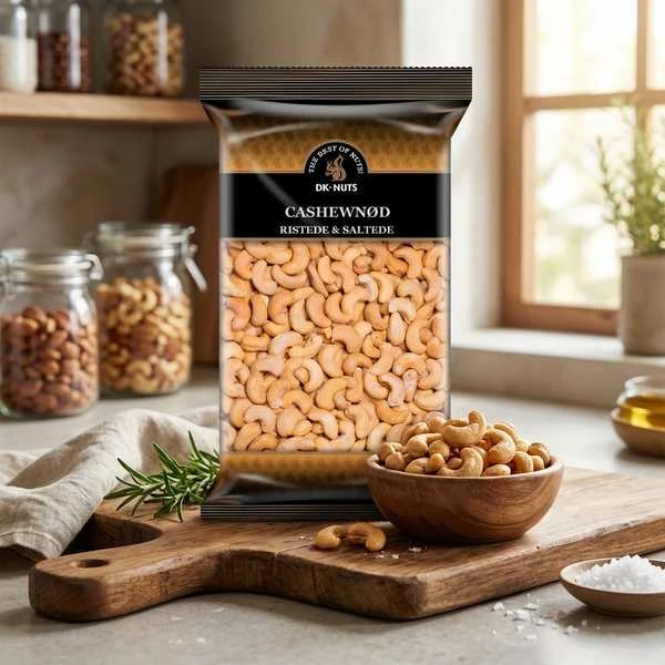 Dknuts Luxus Cashewkerne geröstet & gesalzen 1 kg 112C by DK-NUTS color Svart