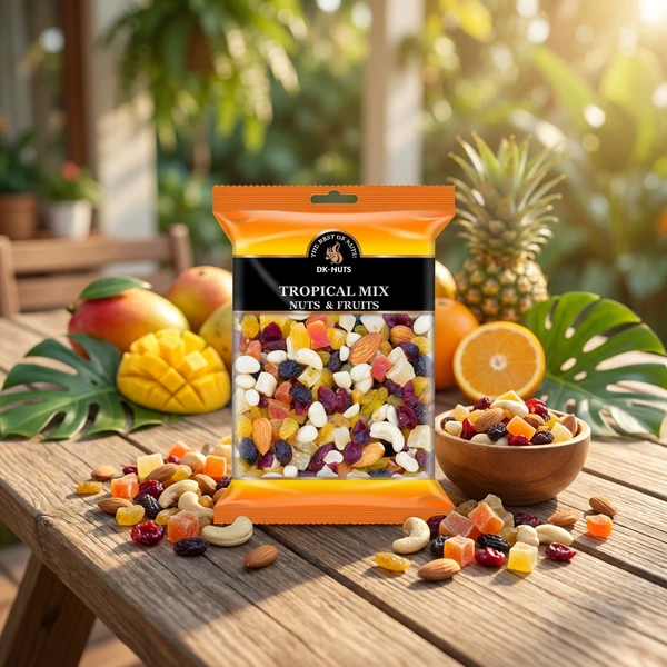 Dknuts Tropical Mix Nüsse & Früchte 0,35 kg 106D by DK-NUTS color Svart