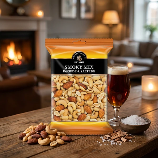 Dknuts Smoky Mix Geräucherte & Gesalzene Nüsse 0,3 kg 109D by DK-NUTS color Svart