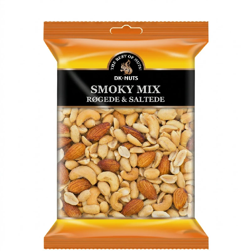 Dknuts Smoky Mix Geräucherte & Gesalzene Nüsse 0,3 kg 109D by DK-NUTS color Svart