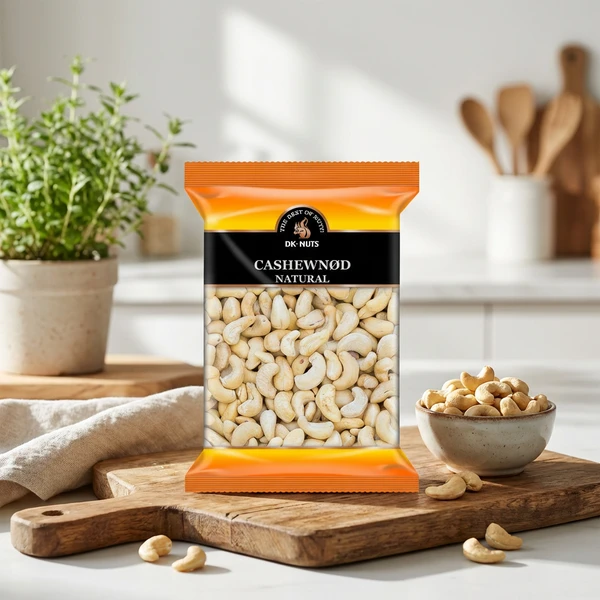 Dknuts Cashewkerne Luxus Natur 0,25 kg 111D by DK-NUTS color Svart