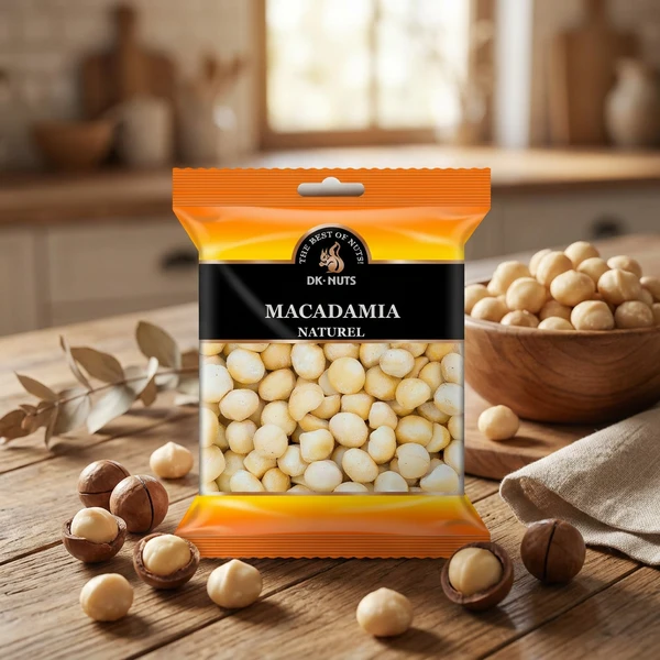 Macadamia Natur 0,15 kg 131D by DK-NUTS color Svart