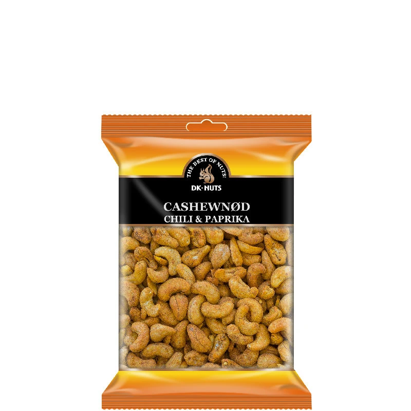 Dknuts Cashewkerne Chili & Paprika 0,25 kg 113D by DK-NUTS color Svart