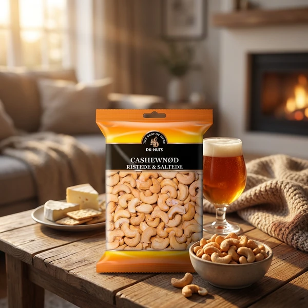 Dknuts Cashewkerne Luxus Geröstet & Gesalzen 0,25 kg 112D by DK-NUTS color Svart