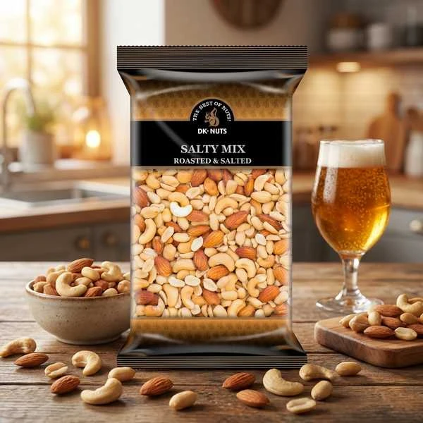 Dknuts Salty Mix Geröstete & Gesalzene Nüsse 1 kg 104C by DK-NUTS color Svart
