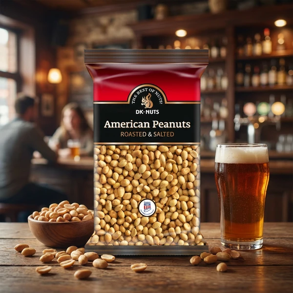 American Peanuts (Geröstet & Gesalzen) 1 kg 166CQ by DK-NUTS color Svart
