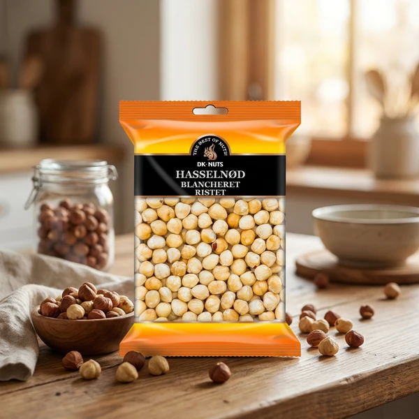 Haselnüsse (Blanchiert & Geröstet) 0,25 kg 122D by DK-NUTS color Svart
