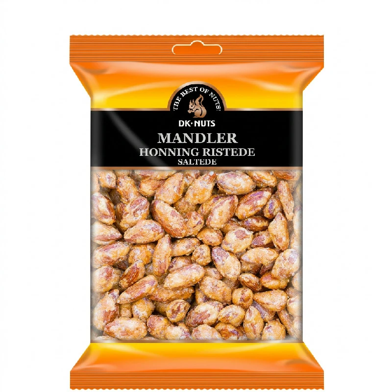 Mandeln (Honig geröstet & gesalzen) 0,3 kg 148D by DK-NUTS color Svart
