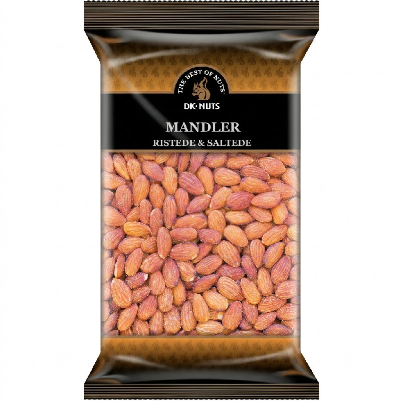 Luxus-Mandeln (Geröstet & Gesalzen) 1 kg 142C by DK-NUTS color Svart