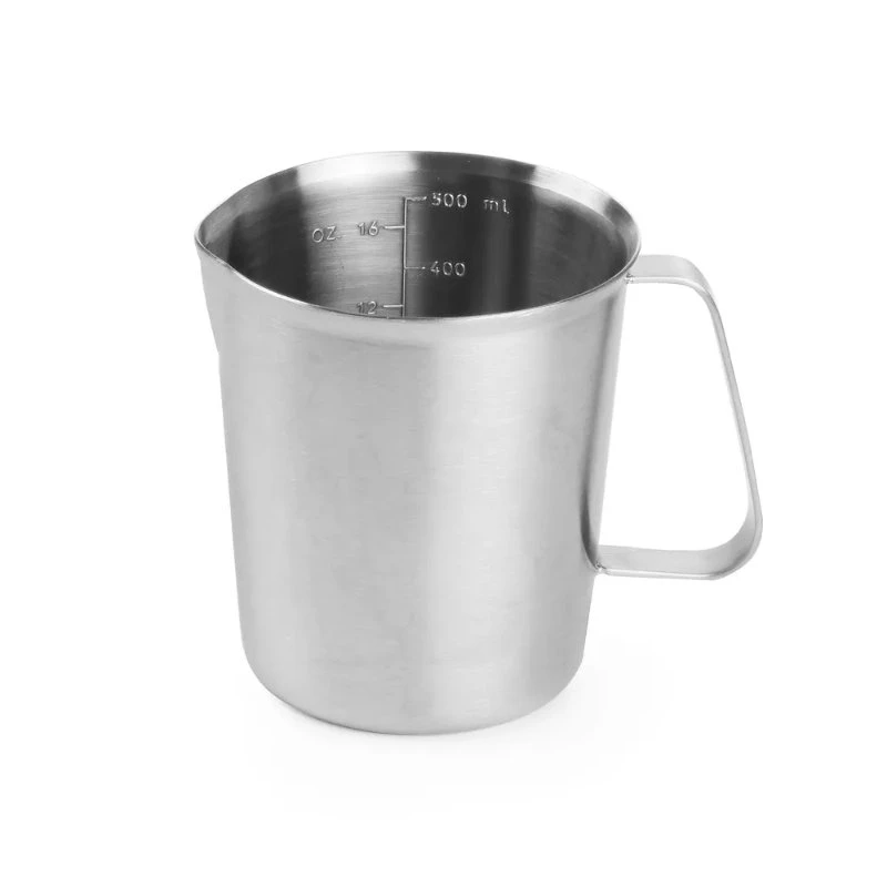 Hendi Messbecher Edelstahl 0,5L 516102 by Hendi color Svart