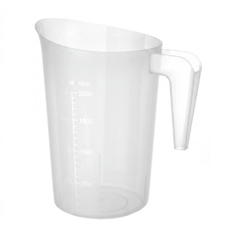 Hendi Messbecher Kunststoff Stapelbar 2L 567838 by Hendi color Svart