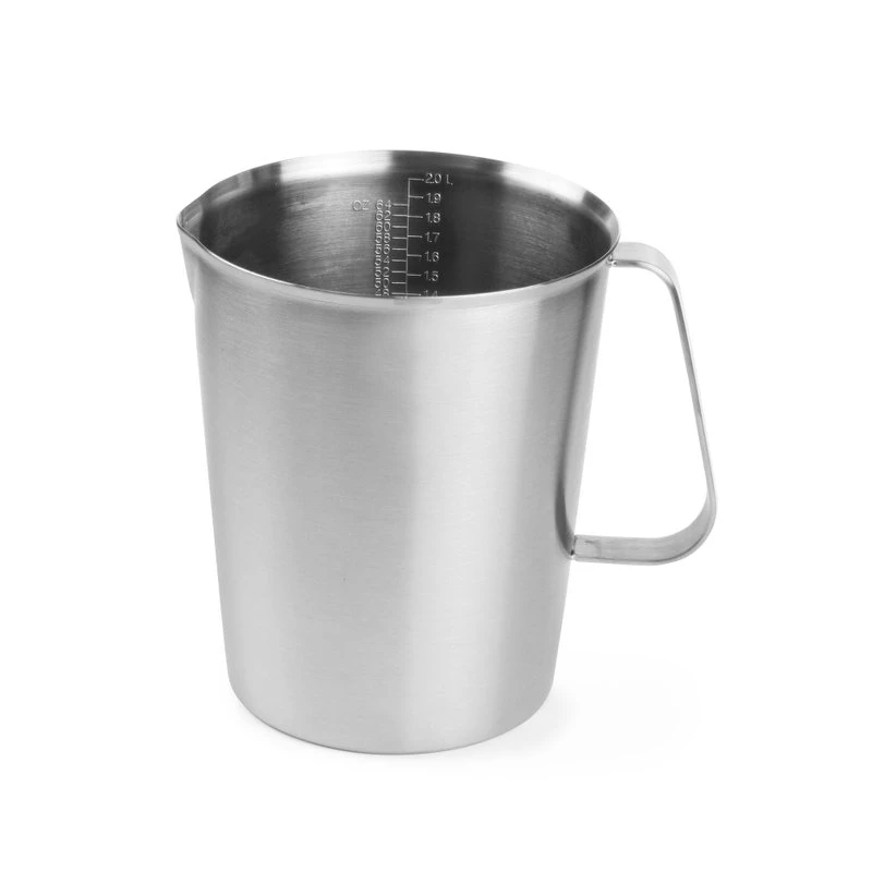 Messbecher aus Edelstahl 3 Liter 516300 by Hendi color Svart