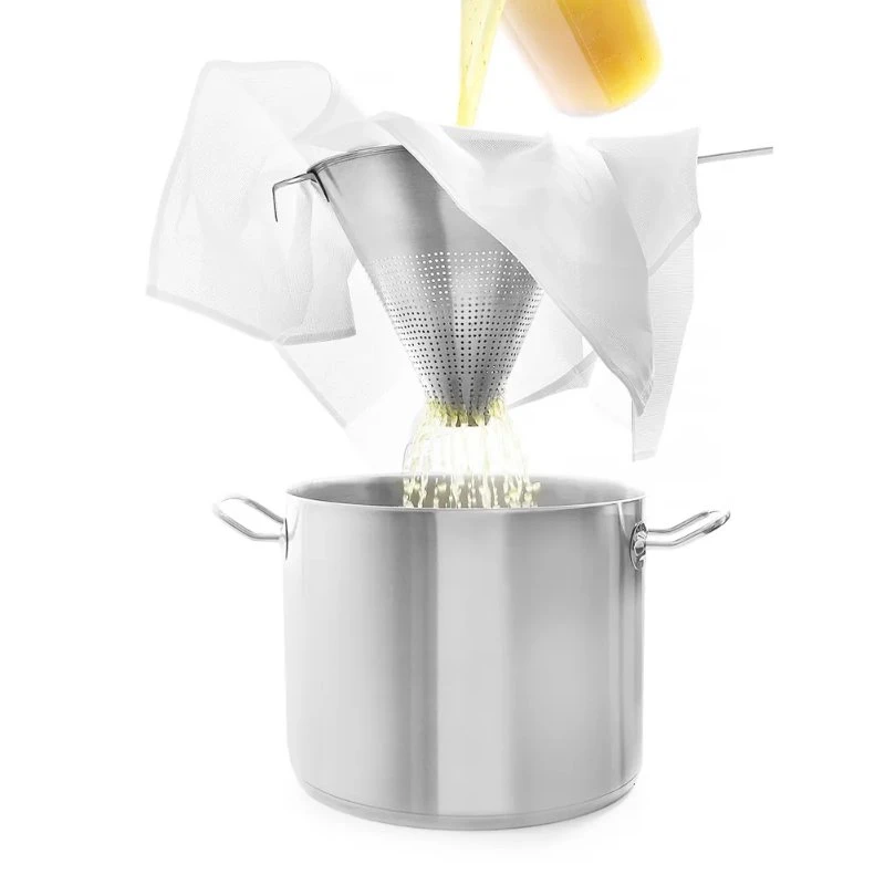 Hendi Tuch-Sieb zum Abtropfen und Filtern 556719 by Hendi color Svart