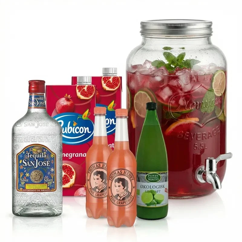 Pomegranate Paloma Getränkespender - Cocktail-Paket Bundle174  color Svart