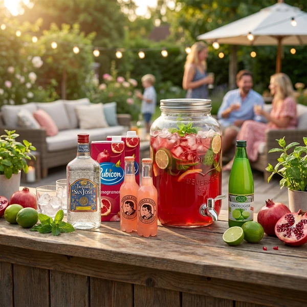 Pomegranate Paloma Getränkespender - Cocktail-Paket Bundle174  color Svart