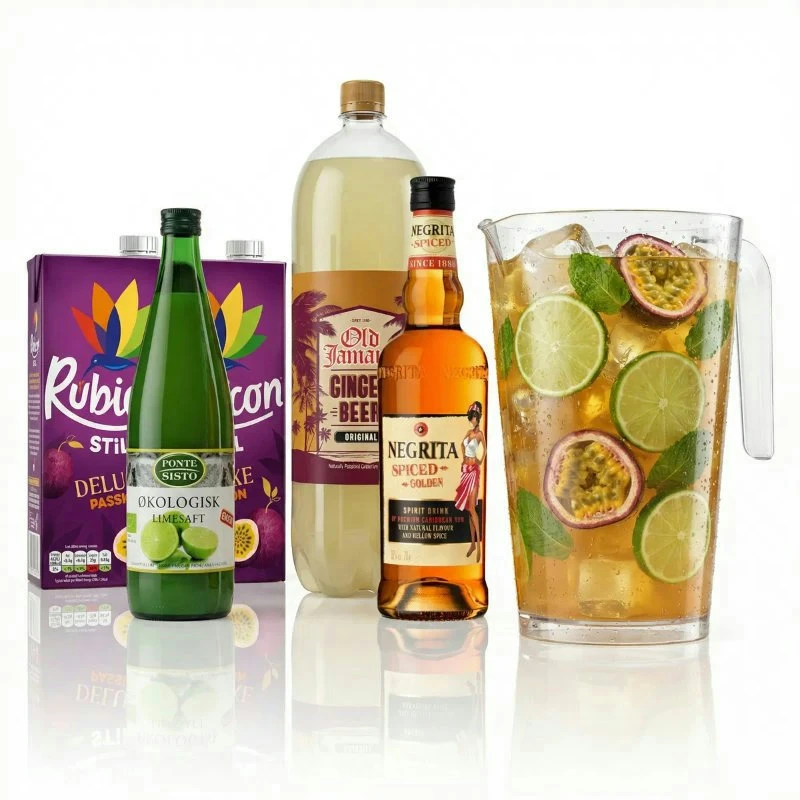 Spiced Passion Pitcher - Cocktail-Set Bundle173  color Svart