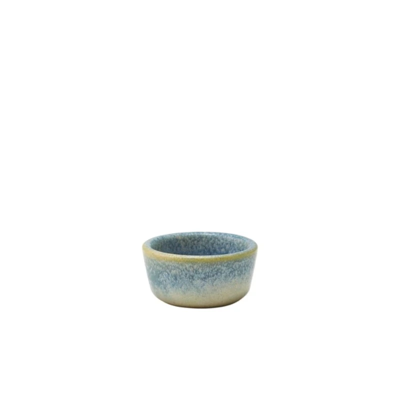 Forge Coast Steinzeug-Ramekin 1,5 oz/45 ml CT-RAM15C by Genware color Svart