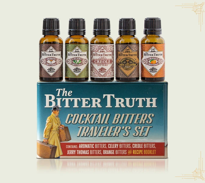 The Bitter Truth Traveler's Set Cocktail Bitters 5x2cl L-62-624-00 by The Bitter Truth color Svart